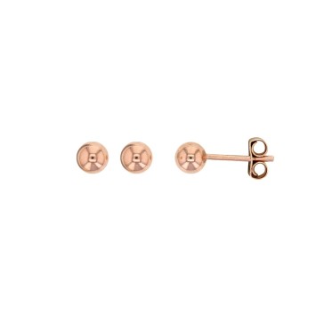 Earrings shape ball 2 to 10 mm in pink rhodium silver 3131797 Laval 1878 12,00 €