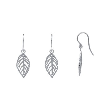 Earrings "openwork leaf" rhodium silver 3131609 Laval 1878 32,00 €