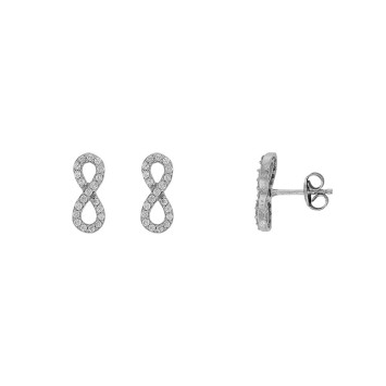 Earrings microserti "Infinite" Rhodium silver and oxides 3131196 Laval 1878 39,90 €