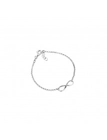 Infinity symbol bracelet in rhodium silver 3181274 Laval 1878 23,00 €