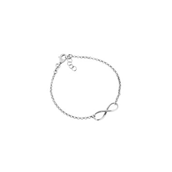 Bracelet symbole infini en argent rhodié 3181274 Laval 1878 28,50 €