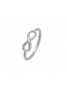 Ring with infinity symbol in rhodium silver 3111389 Laval 1878 29,90 €