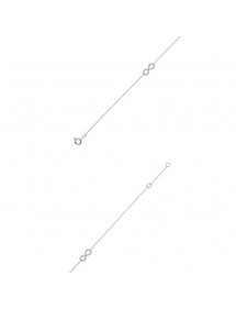 Armband "Infinite" in Silber 925/1000 Rhodium und Zirkoniumoxiden 3181142 Laval 1878 40,00 €