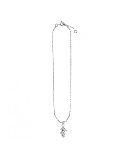 Chain of anklet decorated with a hippocampus in rhodium silver 3113021 Laval 1878 36,00 €