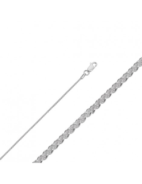 Bracelet solid silver mesh rope