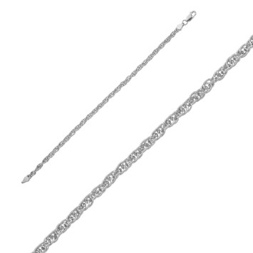 Bracelet maille corde moyenne en argent massif 3180632 Laval 1878 43,90 €