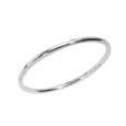 Bracelet smooth ring sterling silver - wire 4 mm