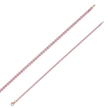 Bracciali River in argento rosa ∅ 2,10 mm, L 18 cm, 4 colori 31841718 Laval 1878 58,50 €