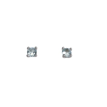Earrings 4 claws on rhodium silver and tinted oxide 3130727 Laval 1878 20,00 €