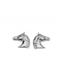 Earrings horse head shape rhodium silver 3130689 Laval 1878 24,00 €