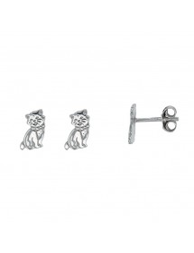 Earrings chip silver cat-shaped 3131597 Laval 1878 24,90 €