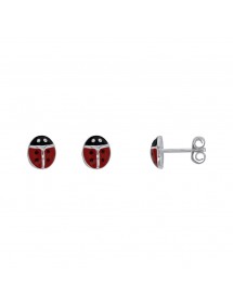 Earrings in sterling silver ladybug 313360 Laval 1878 16,00 €