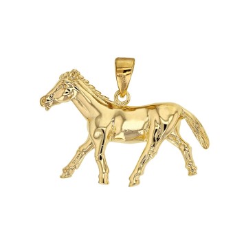 Pendentif en forme de cheval plaqué or 3260162 Laval 1878 28,50 €