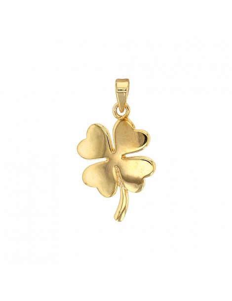 Clover pendant in gold plated