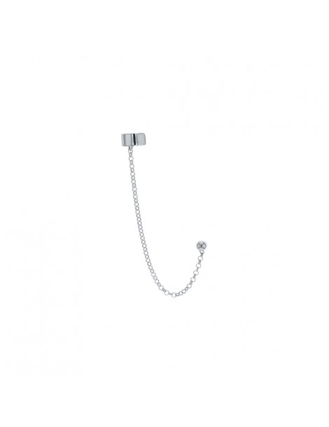 Chain earrings with rhodium silver balls 3131633 Laval 1878 24,00 €
