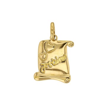 Parchment pendant "I love you" in gold plated 3260170 Laval 1878 29,00 €