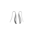 Earrings teardrop earrings elongated silver