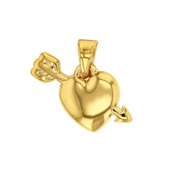 Solid heart pendant with gold plated arrow 3260169 Laval 1878 25,00 €
