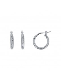 Sterling silver creole earrings - Wire 2 mm - Diameter from 10 to 50 mm 313644 Laval 1878 22,00 €