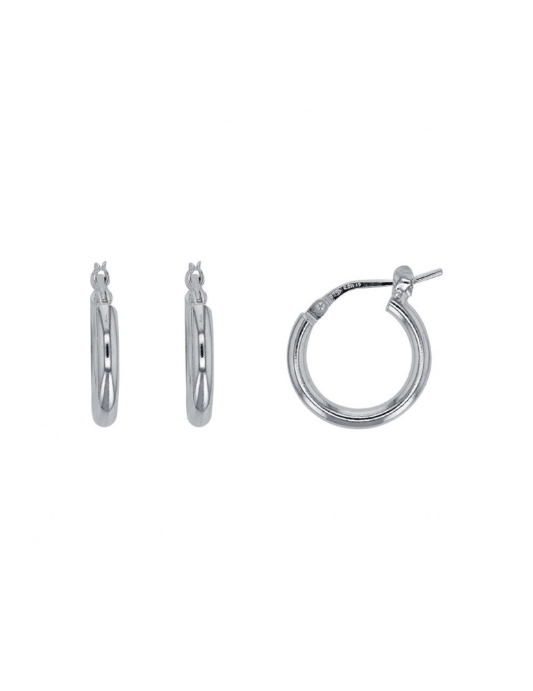 Creole Ohrringe aus Silber - Draht 2mm - Durchmesser 10 bis 50 mm