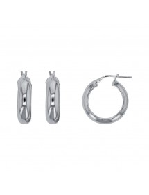 Ohrringe aus Silber - Draht 6 x 4,5 mm - Durchmesser 2 cm 313593 Laval 1878 49,90 €