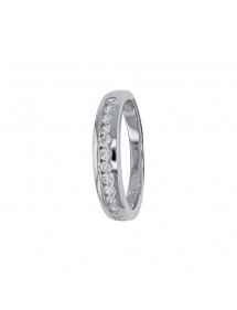 Alliances with oxide row surrounded by rhodium silver 311349 Laval 1878 59,00 €
