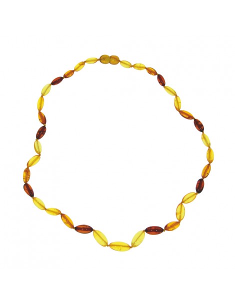 Necklace adorned with large amber stone, screw clasp 31710467 Nature d'Ambre 62,00 €