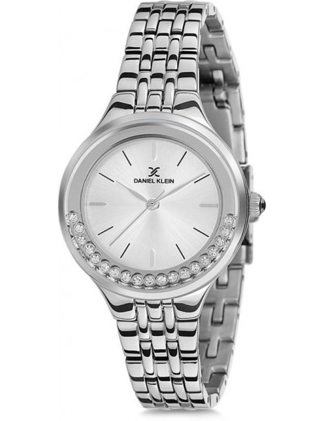 Daniel Klein Premium ladies silver watch white dial
