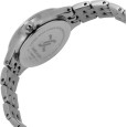 Reloj de pulsera de línea blanca plateada Daniel Klein premium