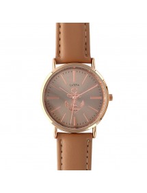 Brown Lutetia Uhr mit rosa Zifferblatt und Lederband 750110M Lutetia 38,00 €