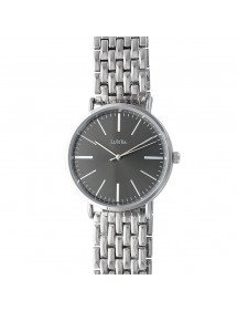 Lutetia Uhr in silberfarbenem Metall und schwarzem Zifferblatt 750125 Lutetia 66,00 €