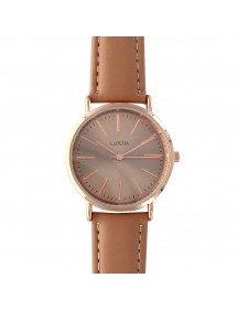 Lutetia watch with pink gold metal case and brown leather strap 750108M Lutetia 35,00 €