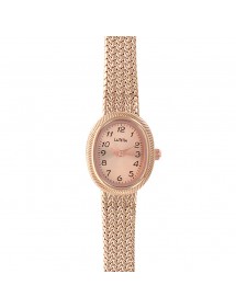 Reloj Lutetia, metal dorado rosa y pulsera trenzada. 750130DR Lutetia 69,90 €