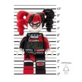 LEGO Batman Film Harley Quinn Minifigure Uhr