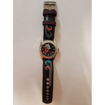 Hot Wheels surfer metal watch, dark blue denim effect bracelet HW05-02-3-2 Hot Wheels 8,00 €