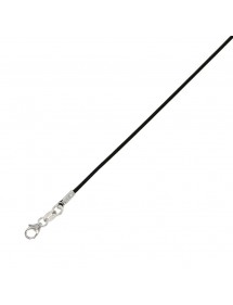Bracelet for children in cotton with silver clasp rhodium - Black 3171050 Suzette et Benjamin 23,00 €