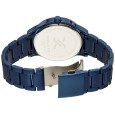 Reloj para hombre Daniel Klein Premium, caja azul y esfera plateada.