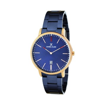 Daniel Klein Fiord Herrenuhr, Rotgoldgehäuse, blaues Armband DK11504-3 Daniel Klein 79,90 €