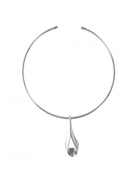 Rigid necklace with drop shaped steel 317064 One Man Show 52,00 €