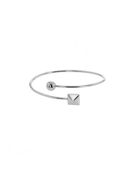 Square Bangle Bracelet and Steel Ball