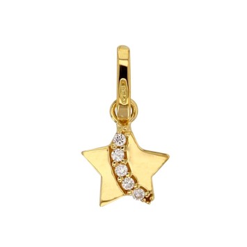 Petit pendentif étoile en or et oxydes de zirconium 396150 Laval 1878 84,00 €