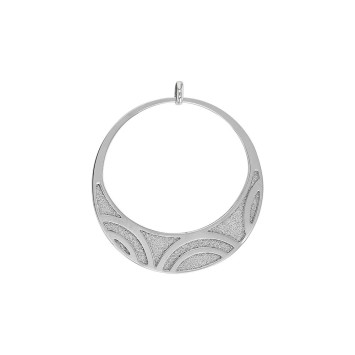 Round pendant with steel motifs 31610510 One Man Show 44,00 €