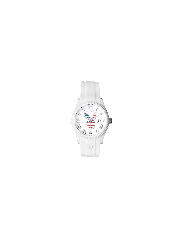 PLAYBOY AMERICA USA 42WW Watch - White