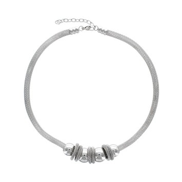 Steel necklace with 4 balls 317259 One Man Show 39,90 €