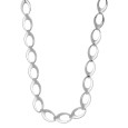 Oval steel necklace
