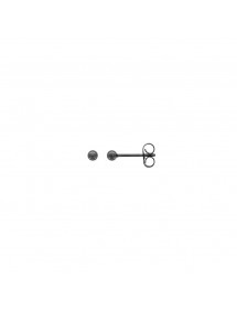 Ball earrings in black steel - 3 mm 3131580N One Man Show 10,90 €