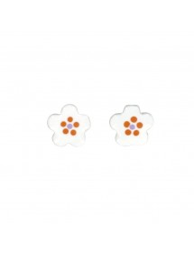 Ohrringe kleine weiße Blume Ohrringe Silber Rhodium 3131131 Suzette et Benjamin 26,00 €