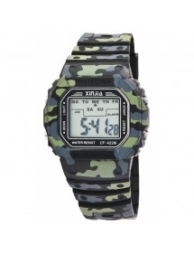 XINJIA Uhr mit Camouflage-Silikonarmband 2400016-001 XINJIA 14,00 €