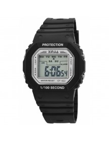 XINJIA Uhr mit schwarzem Silikonarmband 2400017-001 XINJIA 14,00 €