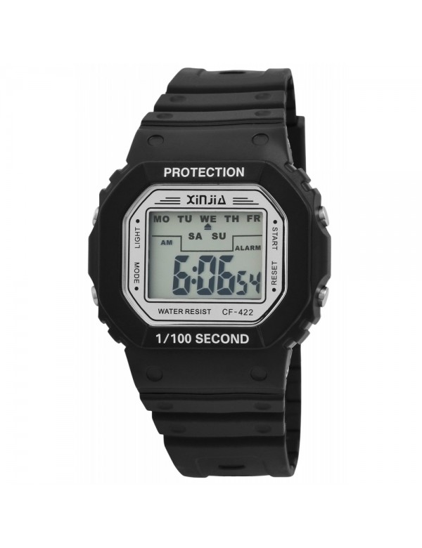XINJIA Uhr mit schwarzem Silikonarmband 2400017-001 XINJIA 16,90 €